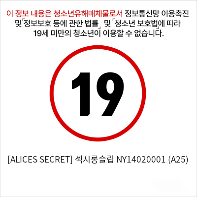 [ALICES SECRET] 섹시롱슬립 NY14020001 (A25)