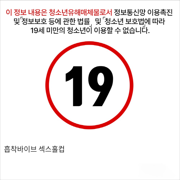 흡착바이브 섹스홀컵